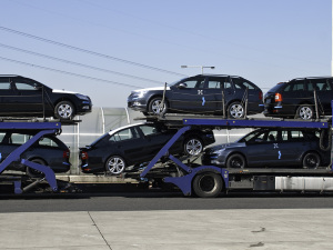 transportation of new cars by truck